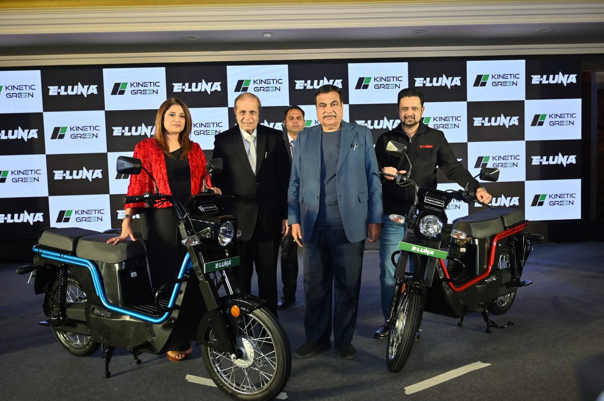 Kinetic Green launches E-Luna, an All-Electric and Stylish Avatar of the Iconic Luna