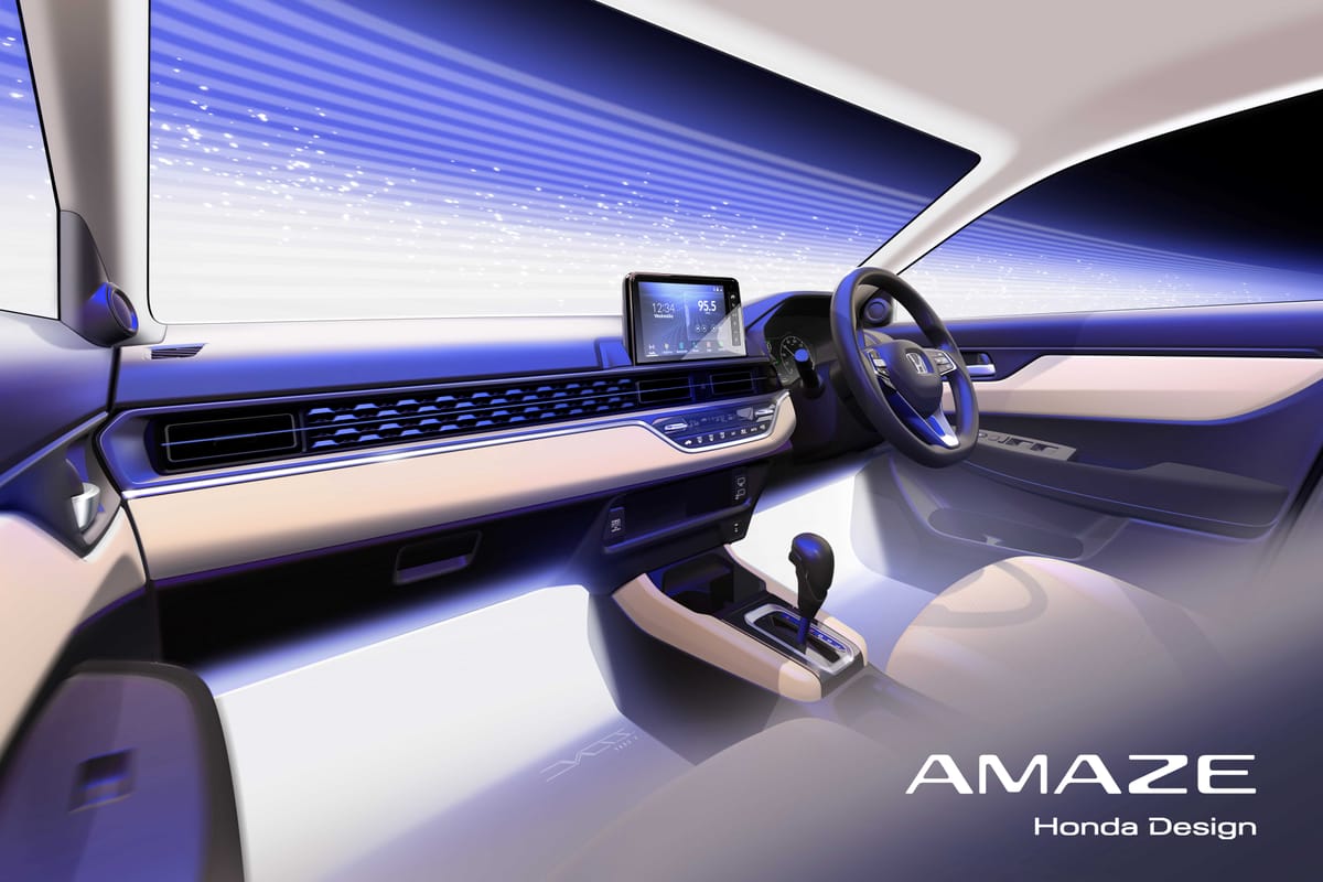 All New 3rd Generation Amaze Sketch unveiled