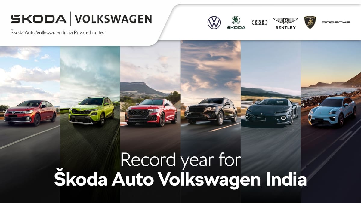 Škoda Auto Volkswagen India Achieves record domestic sales