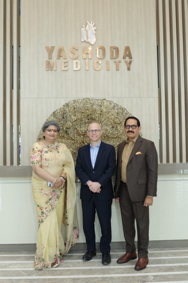 Mr. Jonathan Heimer visits Yashoda Medicity