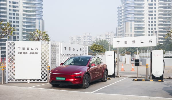 Tesla Supercharger Facility launch in Gurgaon