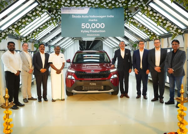 Škoda Auto Volkswagen India Marks 50,000 Kylaq Production in One Year