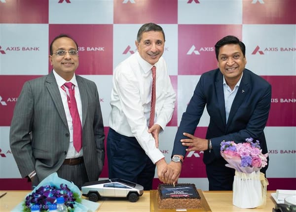 Axis Bank becomes preferred financier for Tesla