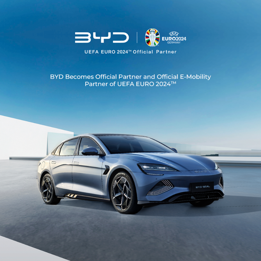 BYD India Opens Bookings for BYD SEAL, Offering UEFA EURO 2024™ Access