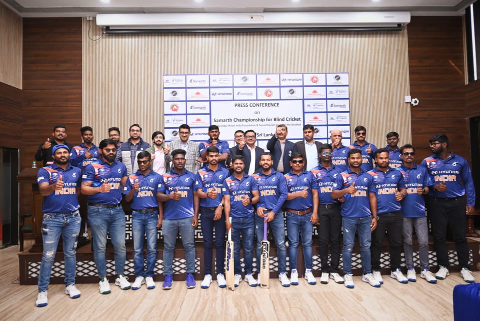 Hyundai Motor India announces Samarth Championship for Blind Cricket
