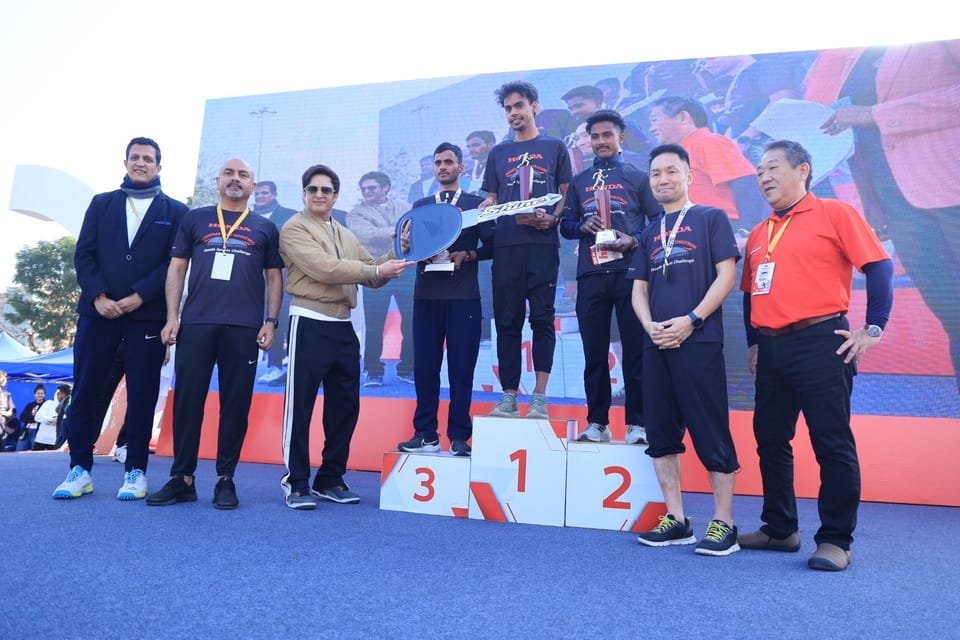 Honda Motorcycle & Scooter India concludes second edition of Honda Manesar Half Marathon